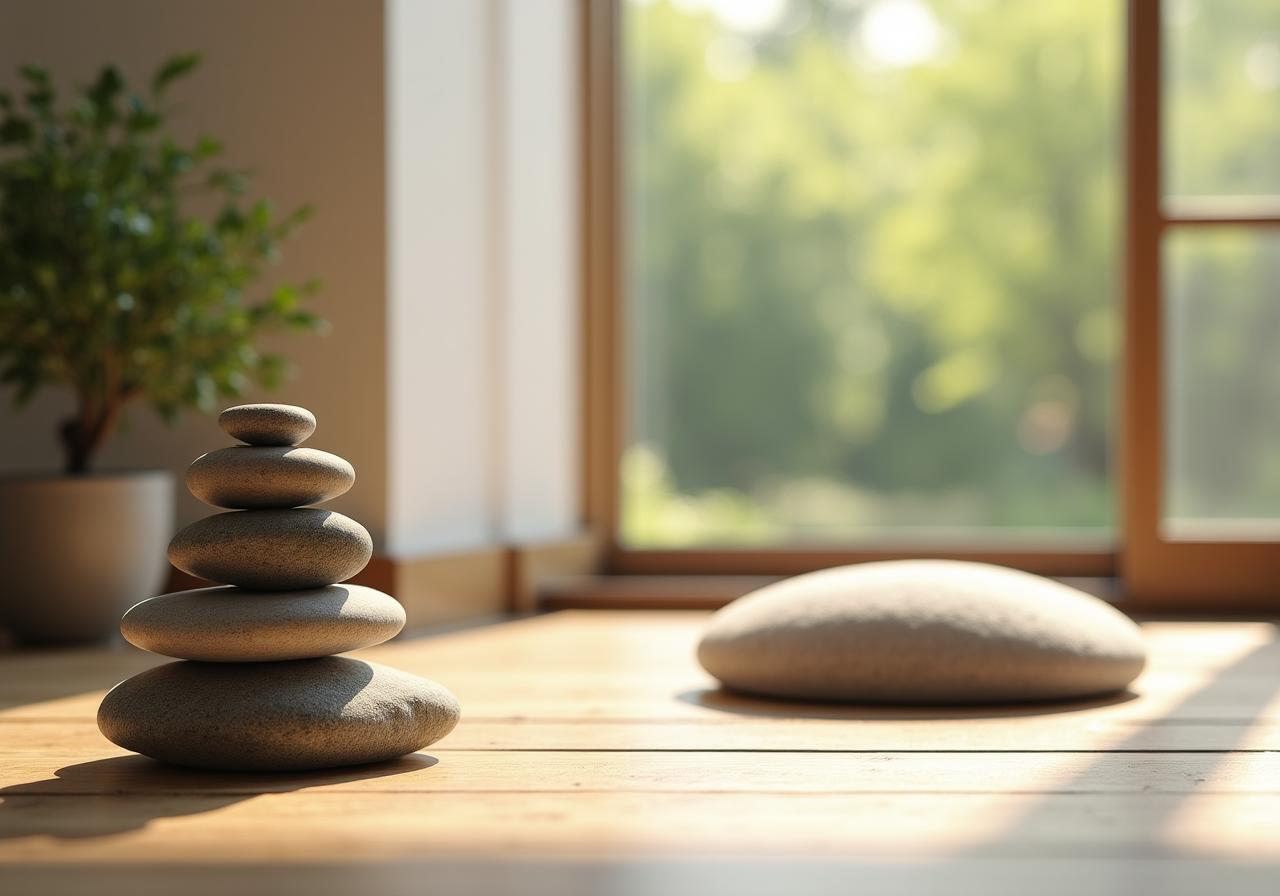 Atmosfera meditativa zen